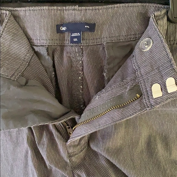 GAP Trouser pant in a pinstripe; size 12L - Picture 3 of 4
